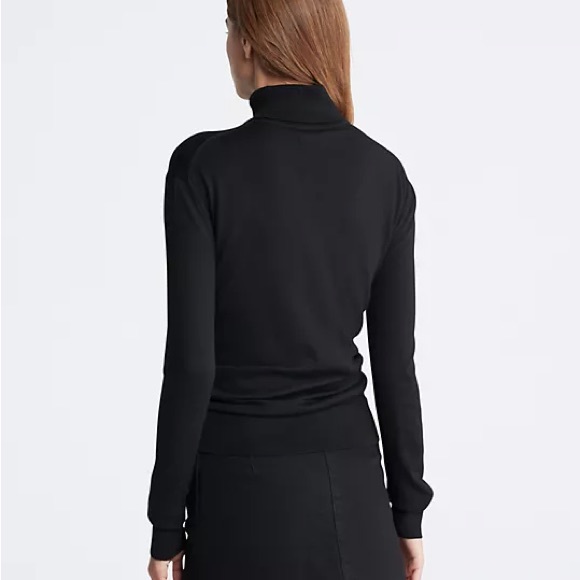 Calvin Klein Merino Turtleneck Sweater - Picture 2 of 5
